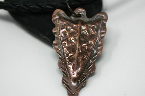 Arrowhead Copper Pendant