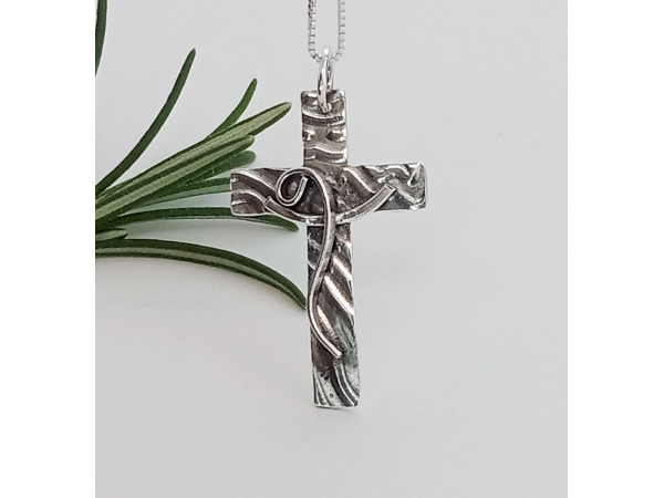 Silver Crucifix Handmade