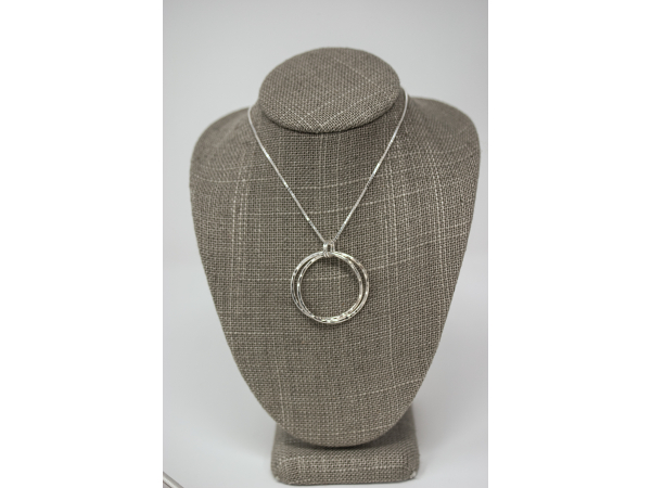 Entwined Silver Pendant