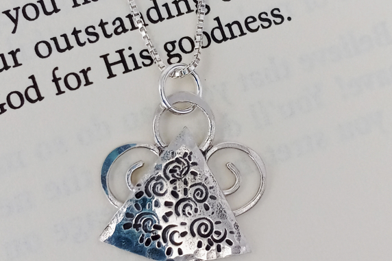 Silver Angel Necklace