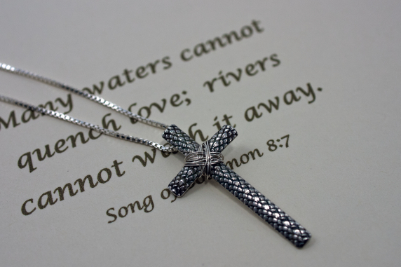 Silver Cross - Christian Faith Pendant