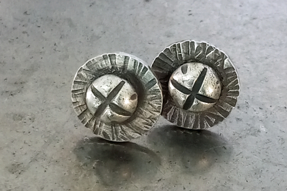 Men's Rustic Stud Earring