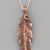 Leaf Pendant - Fold Formed Copper