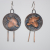 Sheep Earrings made of copper