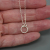 10mm Silver Ring Necklace