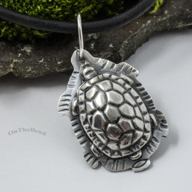 Turtle Pendant Silver