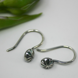 Forged Silver Earrings
