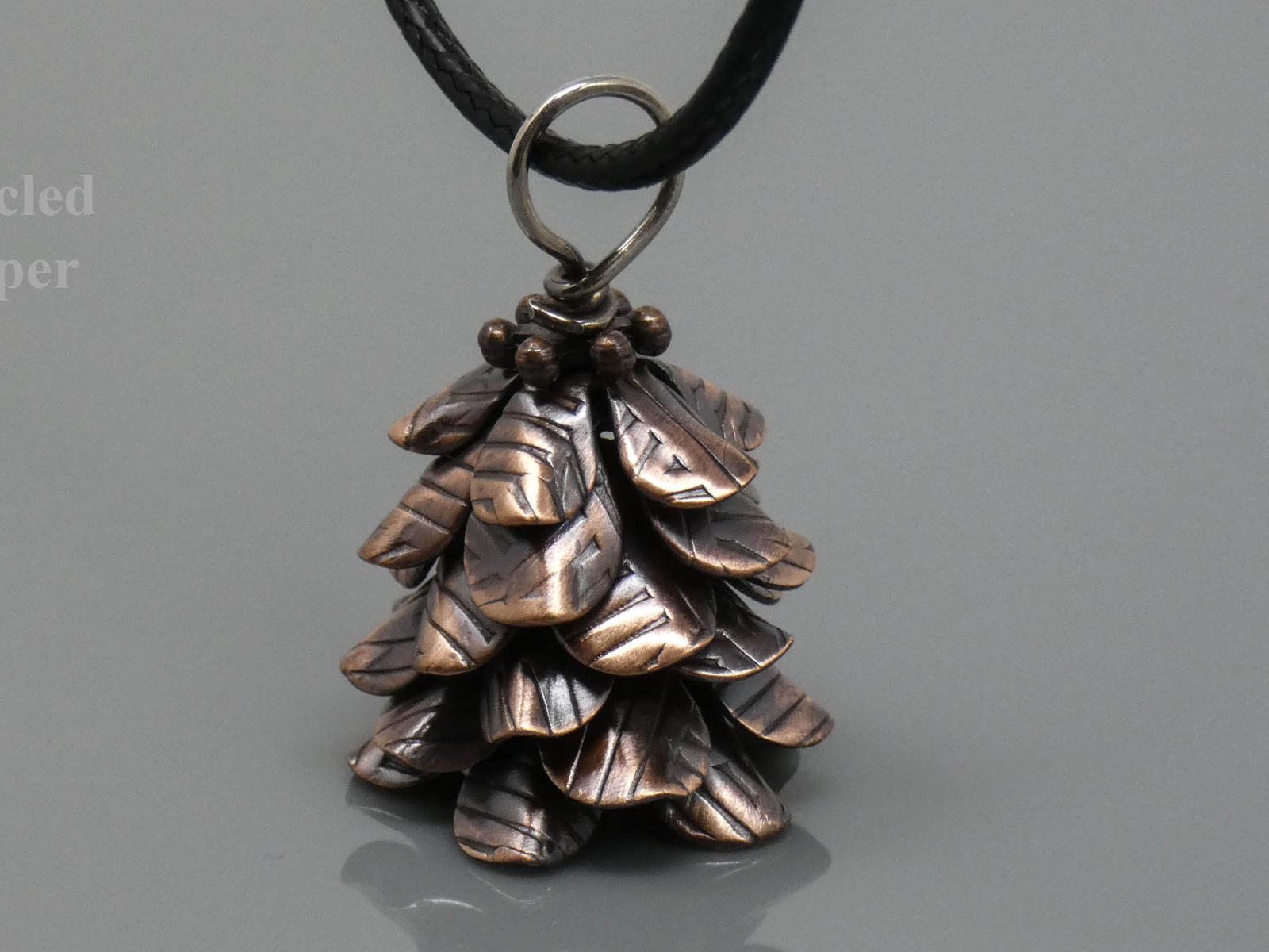 Bevise Optage tårn Pinecone Pendant Copper Large- Forged Copper Pine Cone - Nature Inspired  Necklace | onthebend