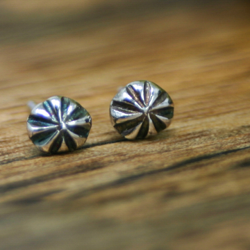 Silver Stud Earrings For Him or Her - Cartilage Studs - Small Petite Post Earrings - Recycled Unisex Earrings